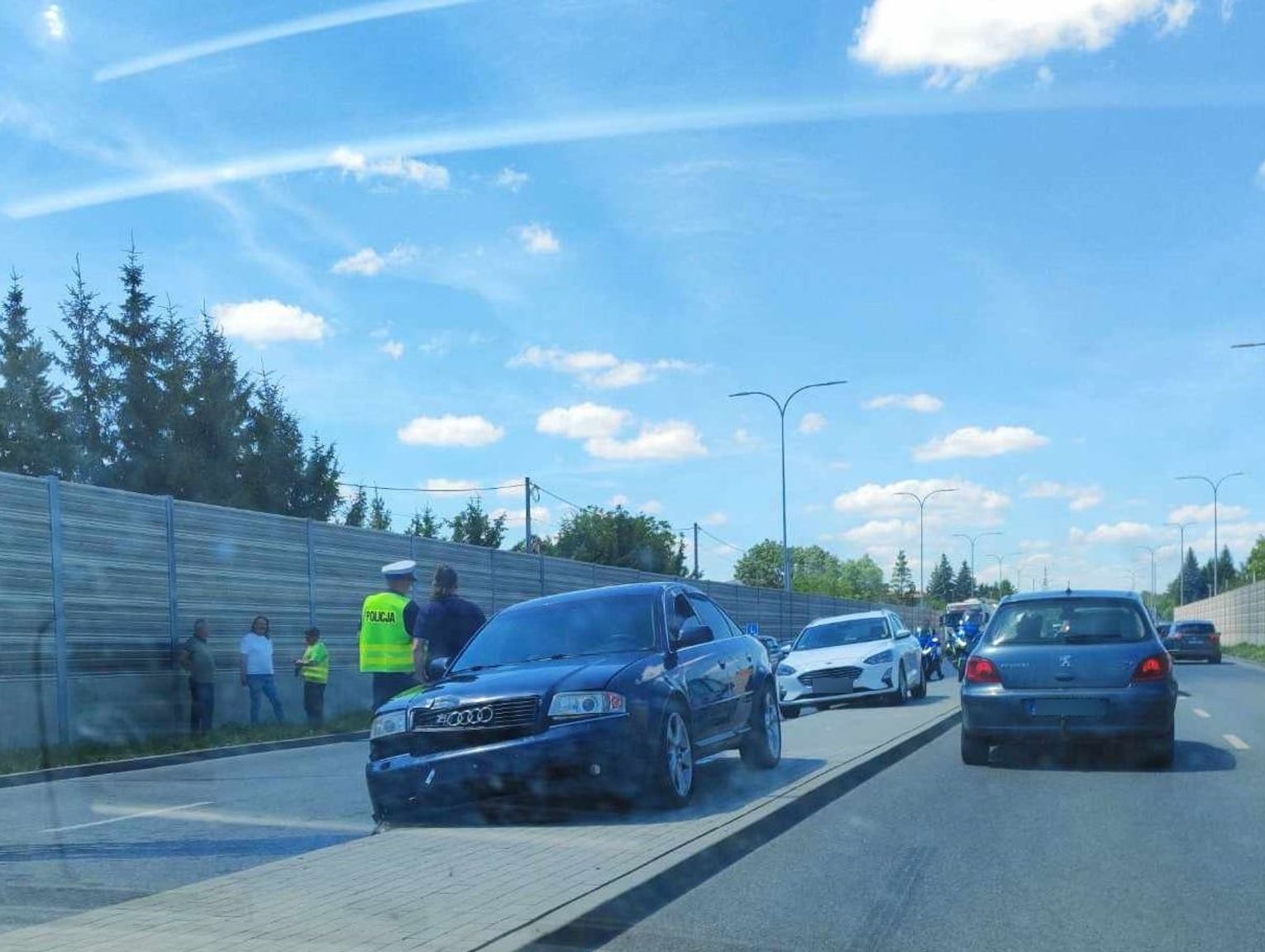 Chełm Z OSTANIEJ CHWILI Wypadek na ul Rejowieckiej Są utrudnienia w