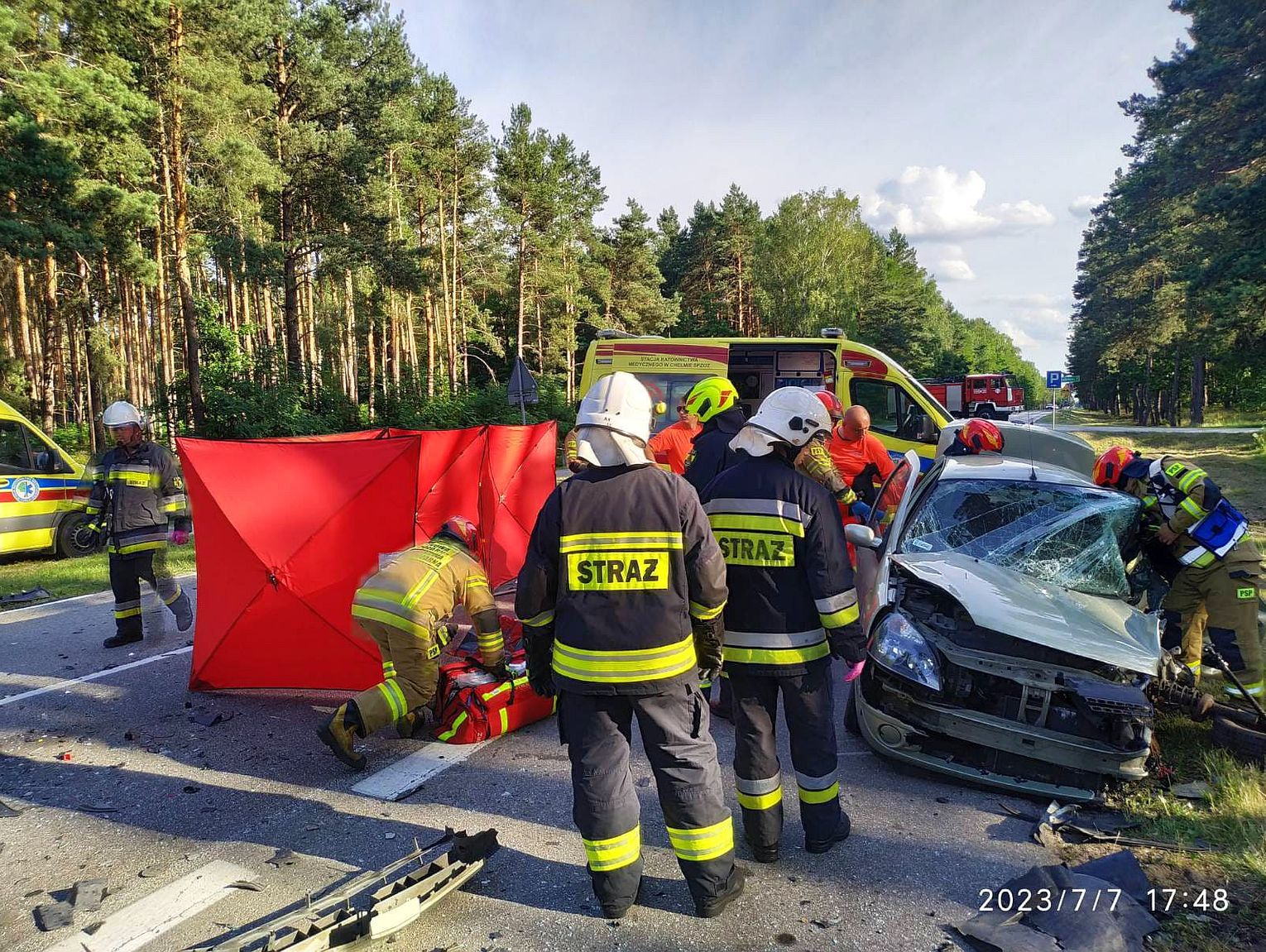 Tragiczny Wypadek Przed Okunink Dwie Osoby Nie Yj Zdj Cia