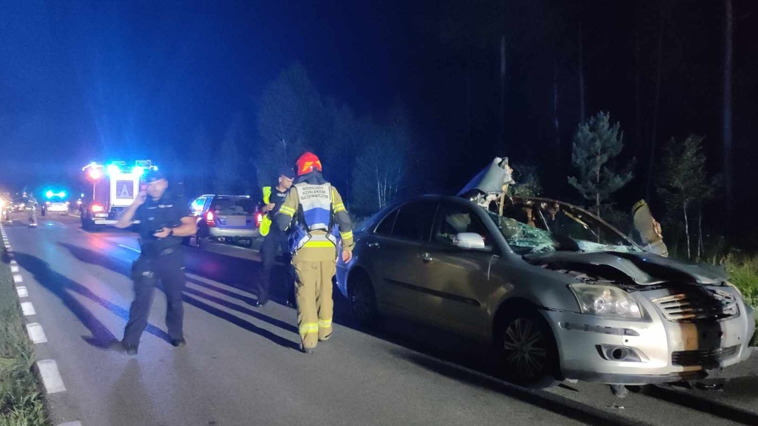 Zderzenie Z Osiem W Okunince Uwaga Drastyczne Fot Rafa Tyburek