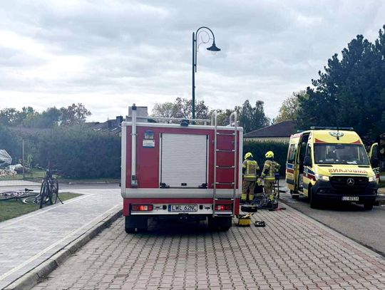 10-letni rowerzysta ranny w wypadku w Urszulinie. Chłopiec trafił do szpitala