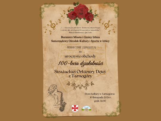 100 lat muzycznej tradycji! Jubileusz Strażackiej Orkiestry Dętej z Tarnogóry