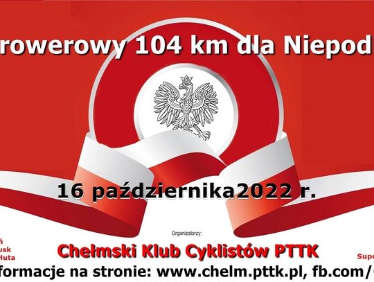 "104 km dla Niepodległej" - patriotyczny rajd rowerowy po naszym regionie!