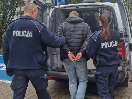 22-latek poszukiwany listem gończym zatrzymany przez włodawskich policjantów