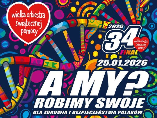 34. Finał Wielkiej Orkiestry Świątecznej Pomocy w Krasnymstawie 25 stycznia odbędzie się 34. Finał Wielkiej Orkiestry Świątecznej Pomocy, znamy program wydarzeń w Krasnymstawie.