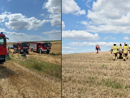 69-latek wpadł do studni. Akcja ratunkowa w gminie Żółkiewka
