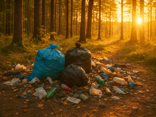 820 tirów śmieci z polskich lasów. Jak ze śmieciowym problemem radzą sobie nadleśnictwa Chełm, Włodawa i Krasnystaw?