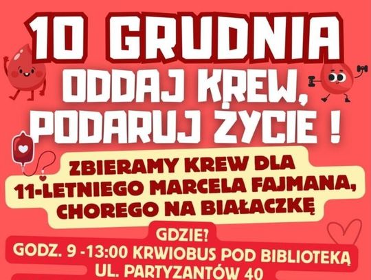 Akcja krwiodawstwa w Chełmie. Mundurowi zachęcają: „Jedna decyzja może uratować życie”