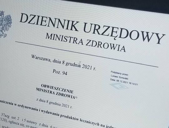 Amantadyna dla wybranych. Minister zdrowia ograniczył dostępność leku