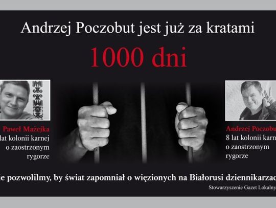 Andrzej Poczobut, dziennikarz już 1000 dni za kratami (WIDEO)
