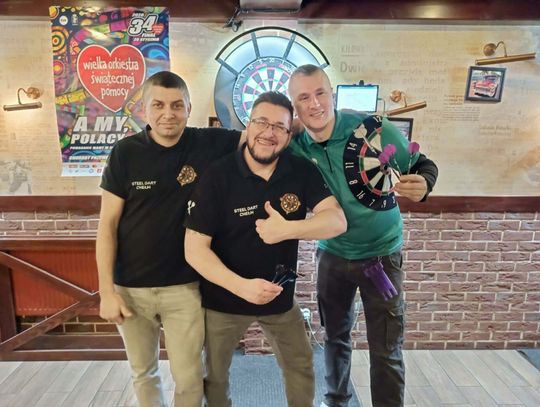 Bartosz Pacek z "hat-trickiem" przed tarczą Steel Dart Chełm