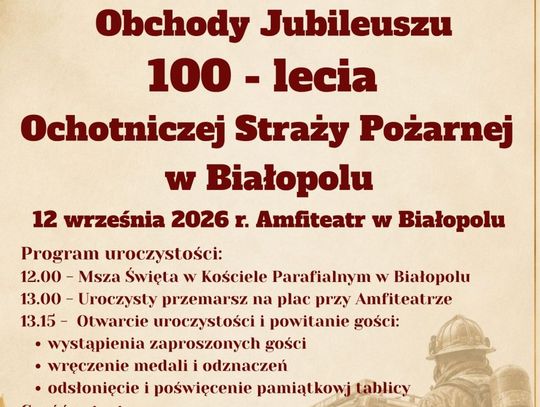Białopole szykuje obchody 100-lecia Ochotniczej Straży Pożarnej.