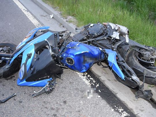 Lubelskie. Tragiczny wypadek z udziałem motocyklisty