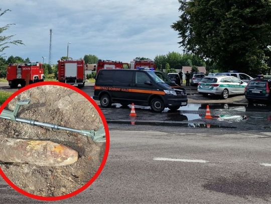 Bomba lotnicza i pociski artyleryjskie na stacji kolejowej! Ewakuowano 200 osób [ZDJĘCIA]