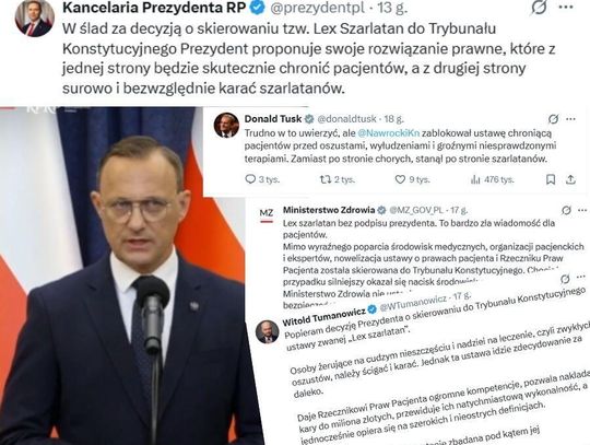 Burza po decyzji Prezydenta. Padły ostre słowa. Lex szarlatan dzieli