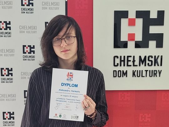 Chełm: Aleksander na II miejscu w Wojewódzkim Konkursie Poezji Obcojęzycznej