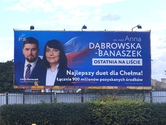 Chełm. Banery dziś muszą zniknąć, inaczej komitety zapłacą kary!