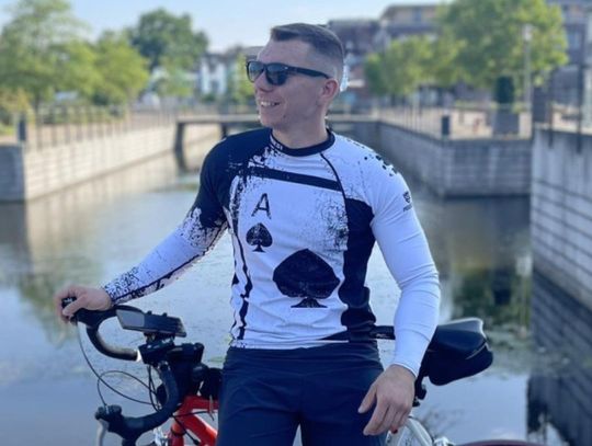 Chełm. Charytatywny przejazd Łukasza. 1500 km na rowerze!