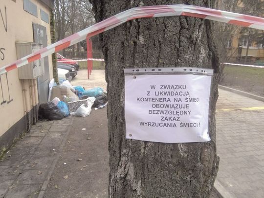 Chełm: Dlaczego zniknął pojemnik na odpady?