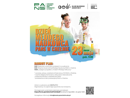 Chełm. Dziewiąta edycja Dnia Młodego Naukowca w PANS