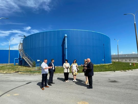 Chełm. Goście z Gruzji zwiedzili oczyszczalnię [ZDJĘCIA]