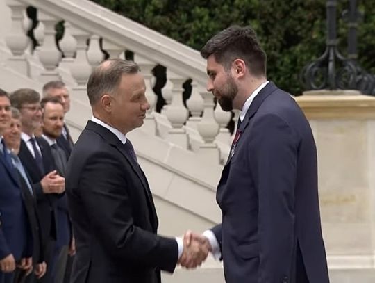 Chełm. Jakub Banaszek odznaczony przez prezydenta RP