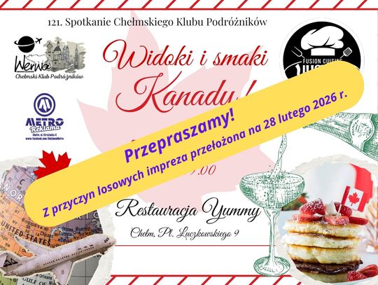 Najbliższe spotkanie Chełmskiego Klubu Podróżników Stowarzyszenia WeRwA przeniesie uczestników prosto za ocean.