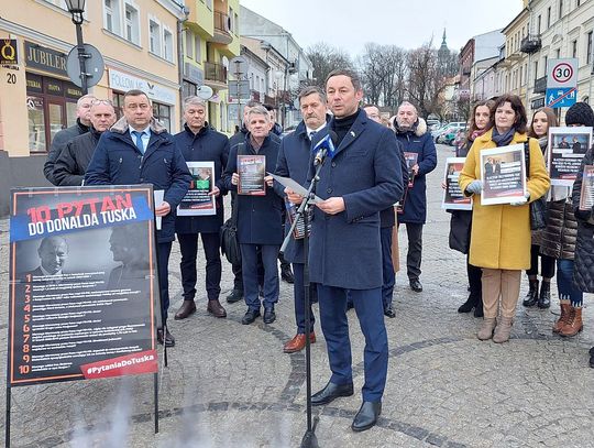 Chełm. Mają 10 pytań do Tuska i żądają odpowiedzi