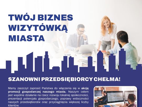 Chełm. Miasto zaprasza przedsiębiorców na sesję zdjęciową