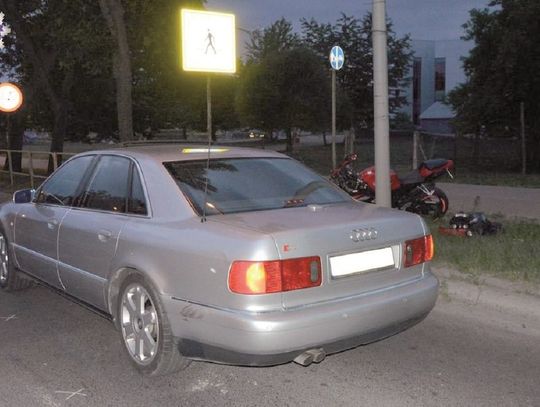 Chełm: Motocyklista nie wyhamował