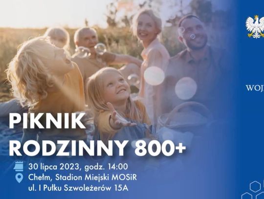 Chełm. Na stadionie odbędzie się piknik rodzinny 800+