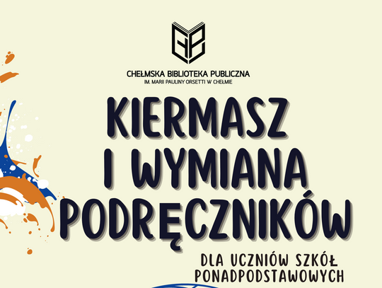 Chełm. Nie masz jeszcze podręczników? Przyjdź na kiermasz!