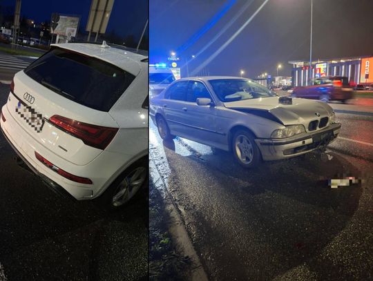 Chełm. Niebezpiecznie na Rejowieckiej. BMW wjechało w audi, a audi potrąciło pieszą Chełm. Niebezpiecznie na Rejowieckiej. BMW wjechało w audi, a audi potrąciło pieszą