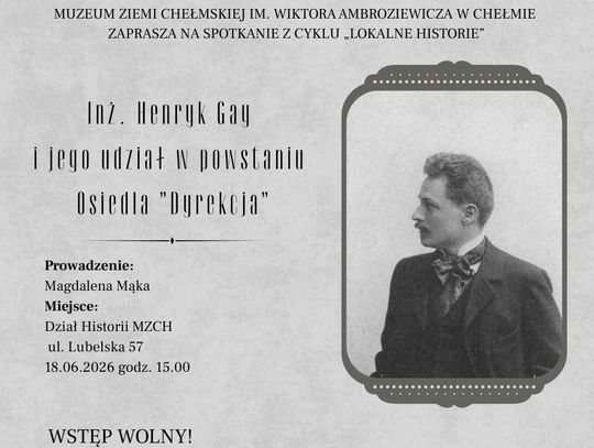 18 czerwca o godzinie 15:00 odbędzie się ostatnie przed wakacjami spotkanie z cyklu "Lokalne historie".