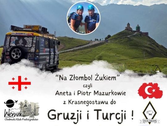 Zaproszenie na 122. spotkanie Chełmskiego Klubu Podróżników, które odbędzie się 9 stycznia w Chełmskiej Biblioteka Publiczna o godzinie 18:00.