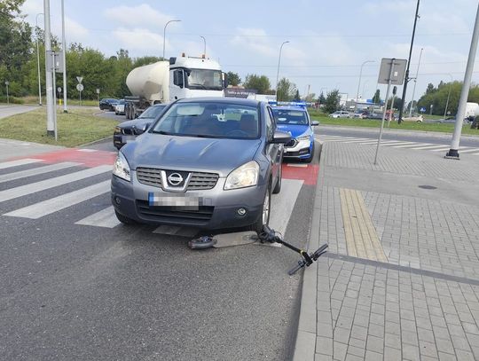 Chełm. Potrącenie 14-latki na elektrycznej hulajnodze