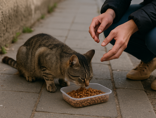 Chełm. Powstaje rejestr opiekunów kotów wolno żyjących. Dokarmiasz koty? Zapisz się!