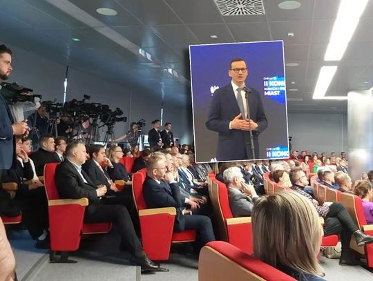 Chełm. Premier Mateusz Morawiecki na Kongresie Małych i Średnich Miast [ZDJĘCIA]