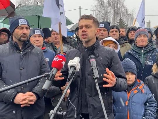 Chełm. Rolnicy kończą protest, ale nie składają broni. Traktory wyjechały z miasta