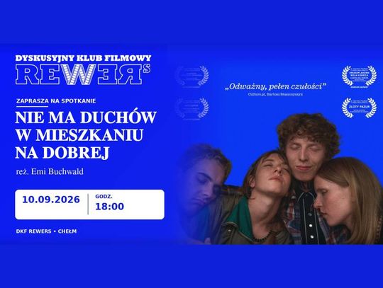 Spotkanie odbędzie się 10 września o godzinie 18:00 w Centrum Kultury Filmowej "Zorza".