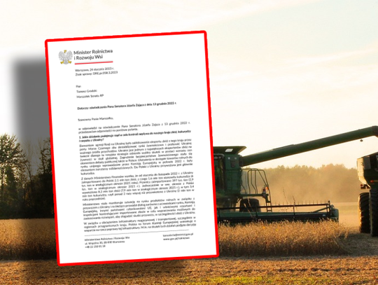 Chełm. Senator Zając pyta o "zbożowe" problemy rolników