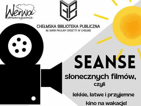 Słoneczne seanse w chełmskiej bibliotece. Filmy będą lekkie i przyjemne