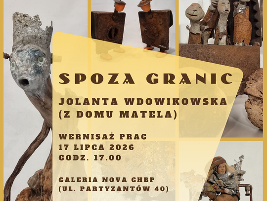 Wernisaż „Spoza granic” Jolanty Wdowikowskiej w Galerii Nova.