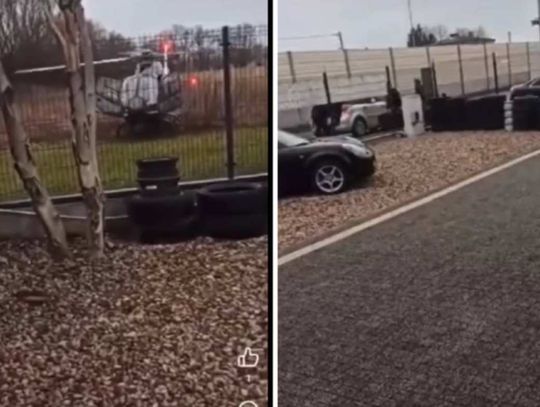 Chełm. Tajemnicze lądowanie helikoptera na Wygonie. Mieszkańcy zaniepokojeni [FILM]