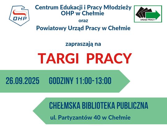 Chełm. Targi Pracy w Chełmskiej Bibliotece Publicznej