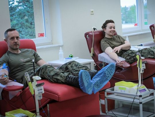 Chełm: Terytorialsi wiedzą, jak ratować życie – oddali krew [ZDJĘCIA]