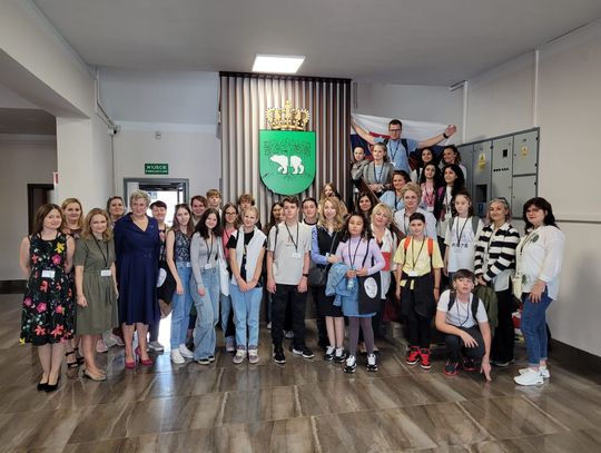 Chełm. Uczniowie programu Erasmus + gościli w Urzędzie Miasta