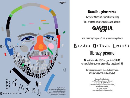 Chełm. Uroczyste otwarcie wystawy rektora warszawskiej ASP w Galerii 72