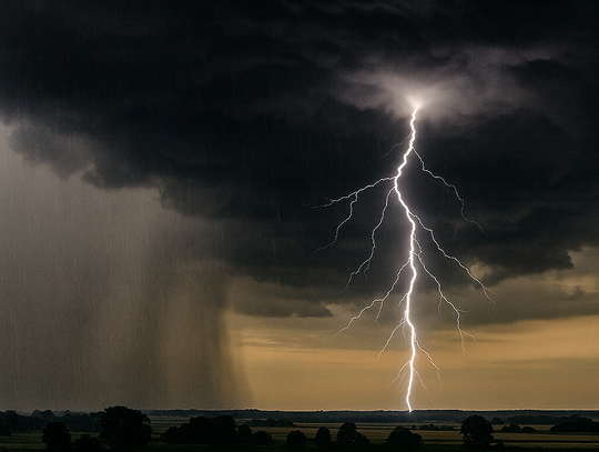 Chełm. Uwaga na burze, silny deszcz i grad