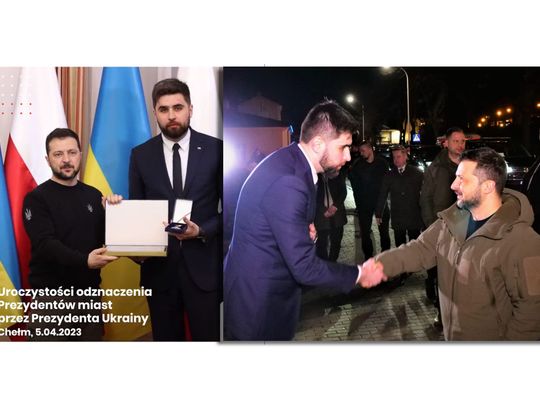 Chełm. Wołodymyr Zełenski odznaczył nasze miasto [ZDJĘCIA+WIDEO] AKTUALIZACJA
