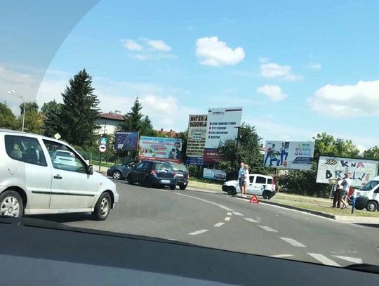 Chełm. Wymusił pierwszeństwo tuż pod okiem policjantów